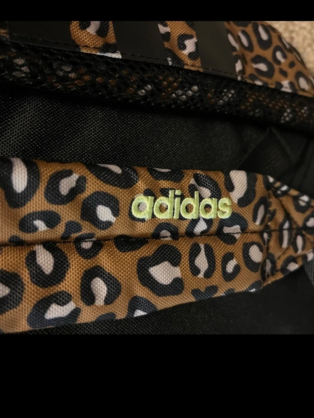 🆕 Adidas 3s 4 Cheetah Bronze Backpack